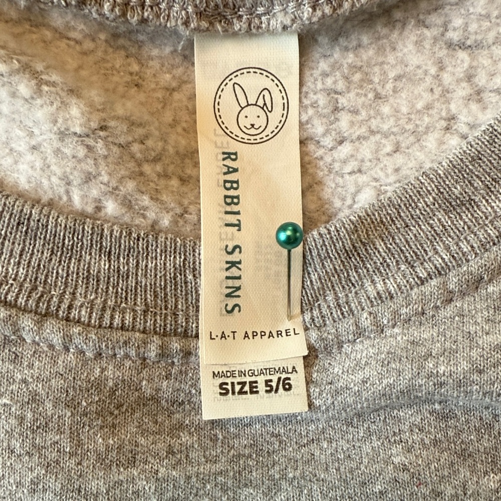 Rabbit Skins Gray Detroit Tiger Kids Sweatshirt - Picture 2 of 6